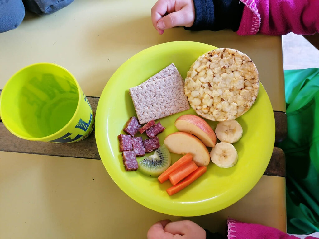 Kalberweidli Bauernhofpielgruppe gesundes Znüni